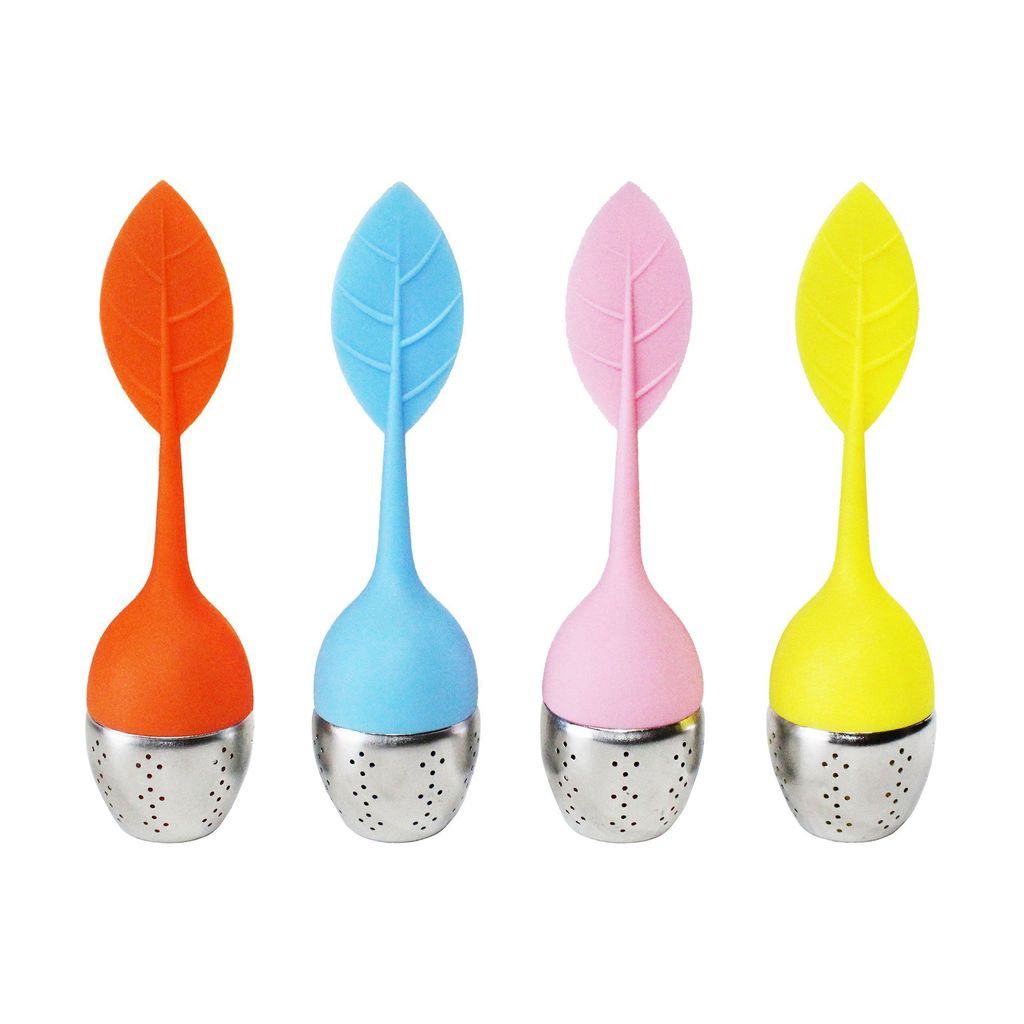 Silicone leaf tea infuser